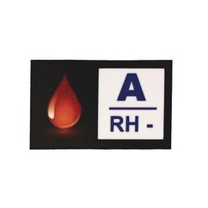 Nalepka s krvno skupino A RH-