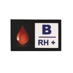 Krvna skupina B RH+ nalepka
