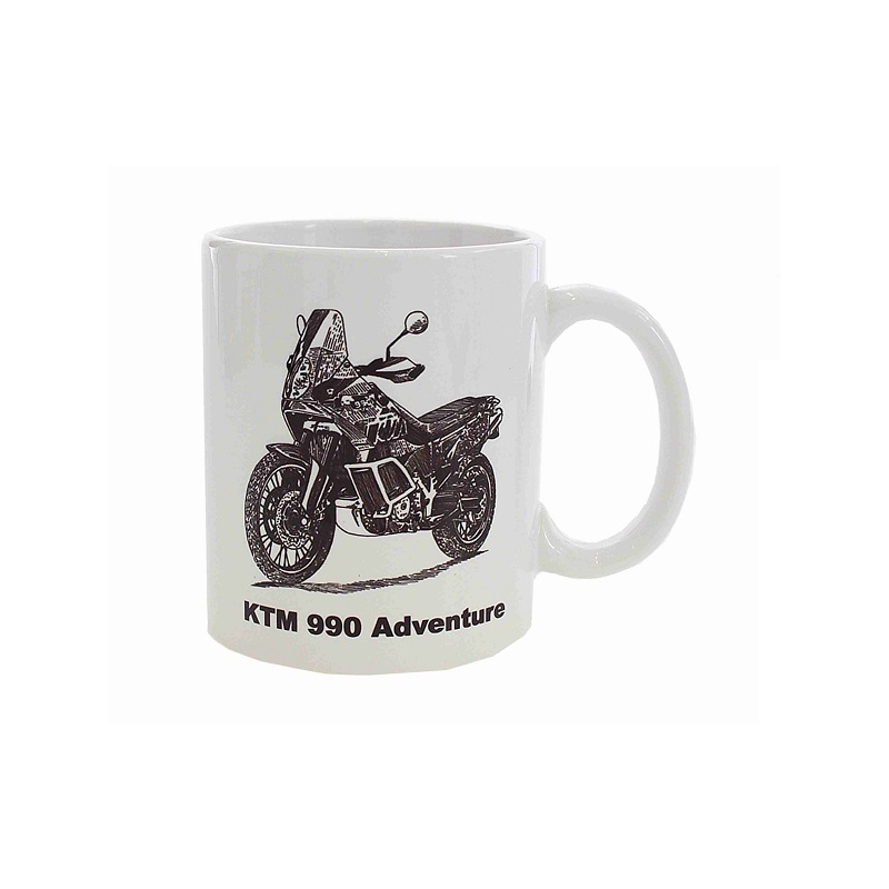 Skodelica z natisnjenim KTM 990 Adventure