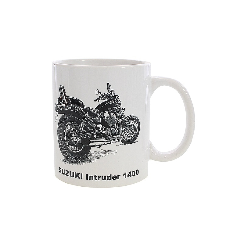Skodelica z natisnjenim napisom Suzuki Intruder 1400