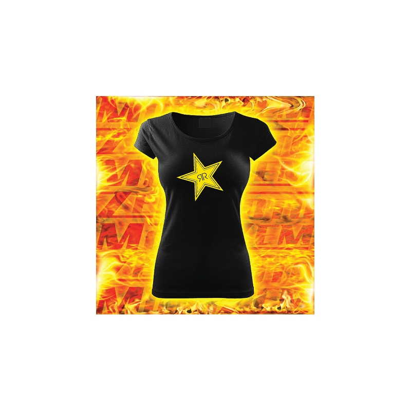 Ženska majica s motivom Rockstar black