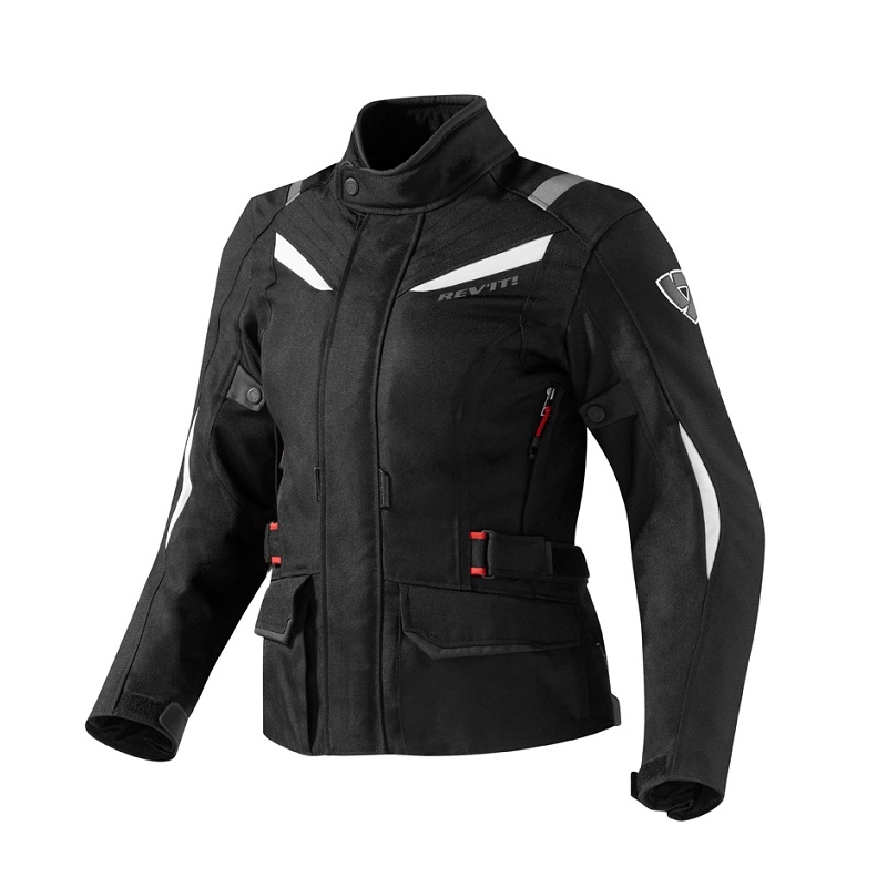 Revit Voltiac Black/White motoristična jakna za ženske razprodaja