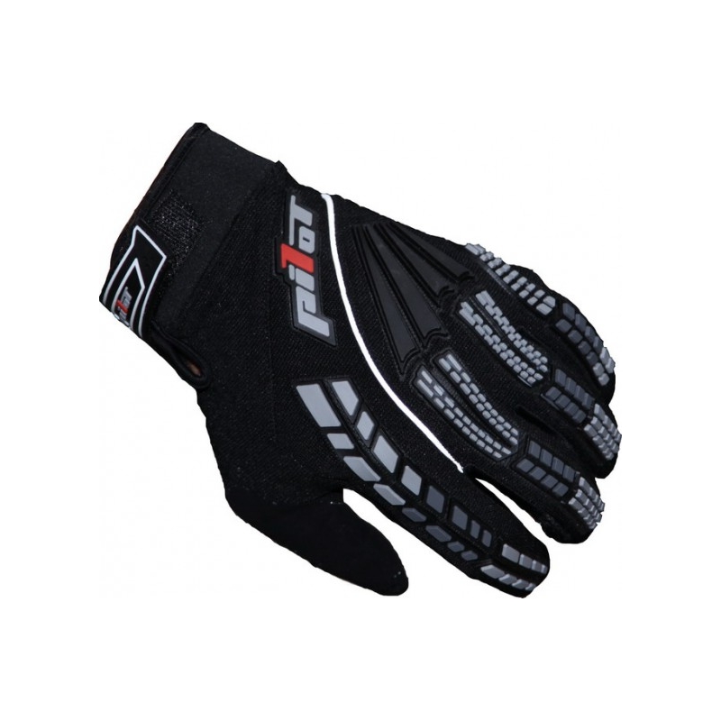 Otroške mx rokavice za motorno kolo Pilot black