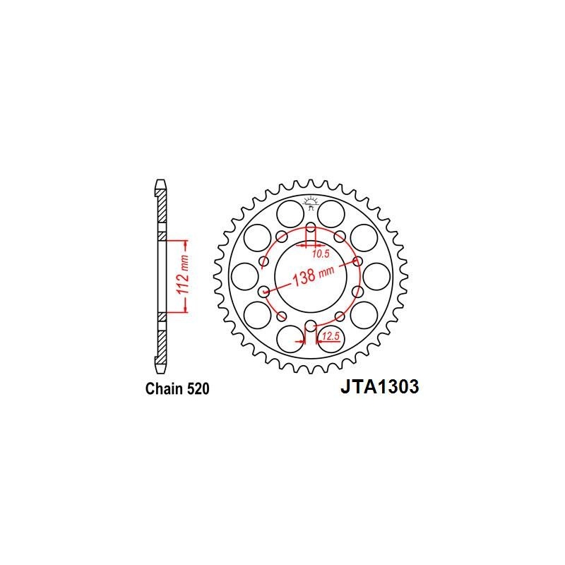 Zadní rozeta JT 110-454-42 výprodej