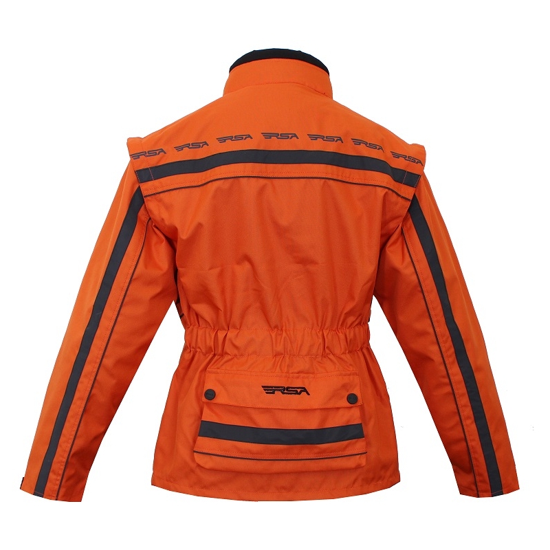 Motoristična jakna RSA Safety oranžna razprodaja