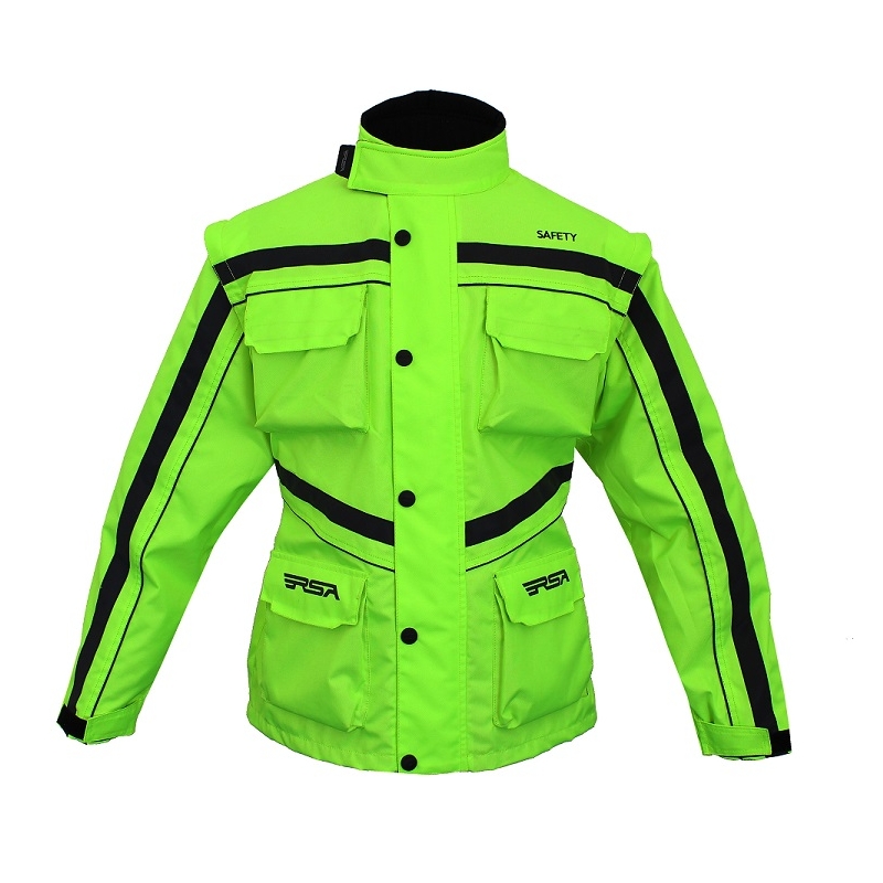 Motoristična jakna RSA Safety green razprodaja