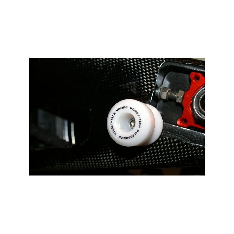 Valjčki za zadnjo nihajno roko Womet-Tech - Endurance M8 white