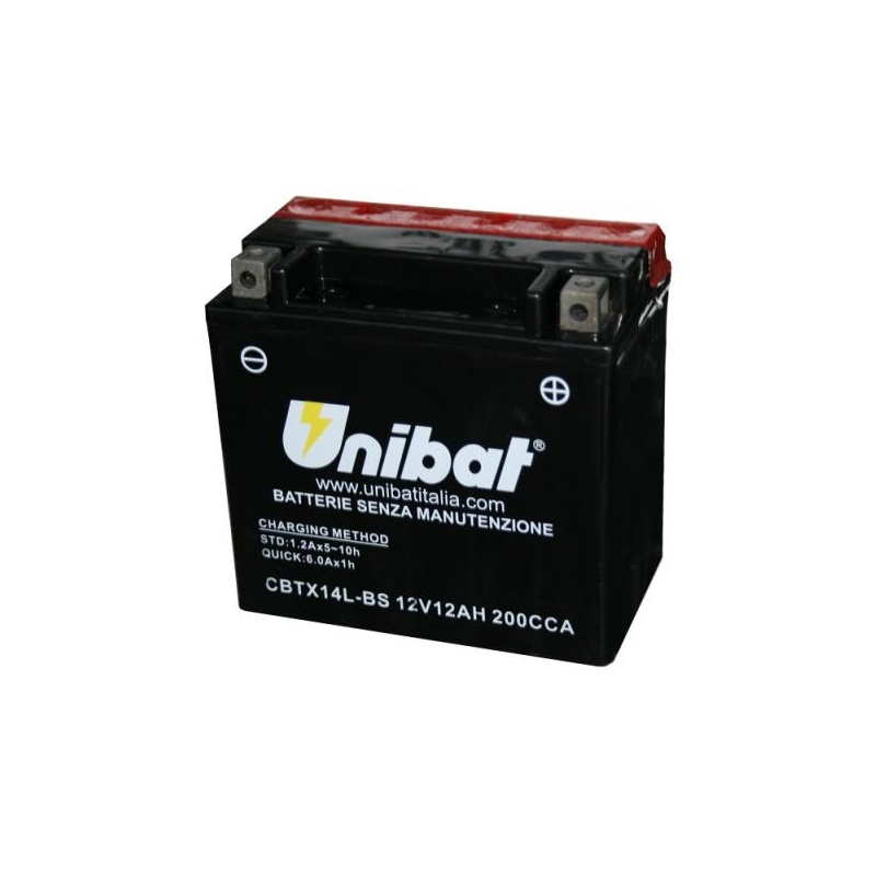Baterija brez vzdrževanja Unibat CBTX16-BS, 12V 14Ah