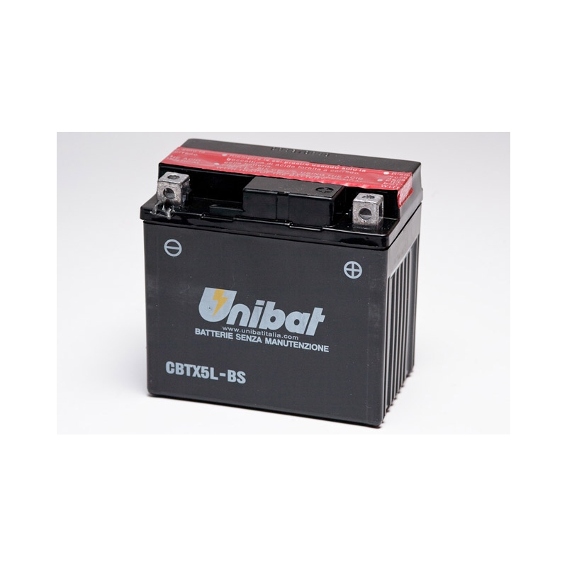Baterija Unibat CBTX5L-BS, 12V 4Ah, ki ne potrebuje vzdrževanja