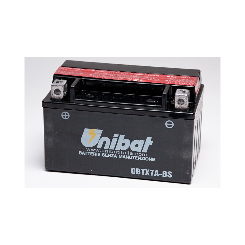 Baterija Unibat CBTX7A-BS, 12V 6Ah, ki ne potrebuje vzdrževanja