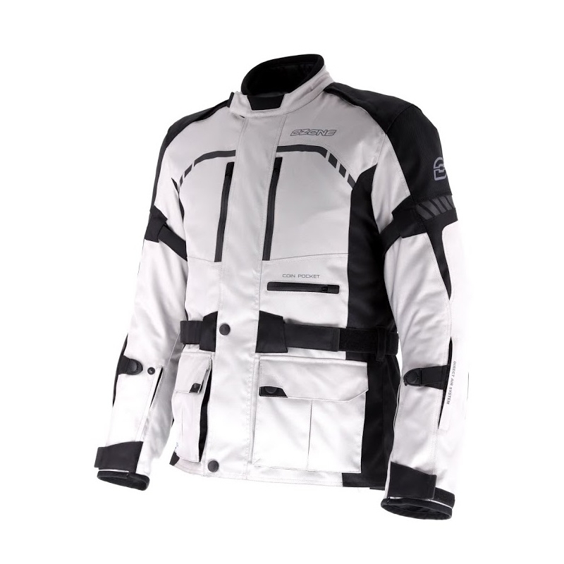 Motoristična jakna Ozone Deep grey-black razprodaja