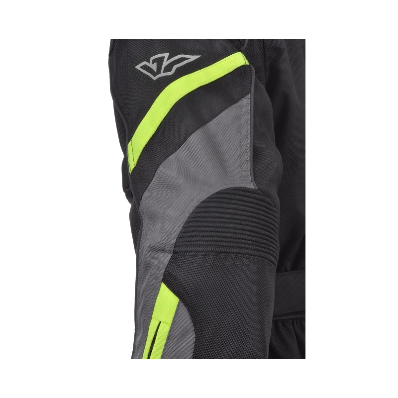 Moto jakna Ayrton Teressa black-grey-yellow